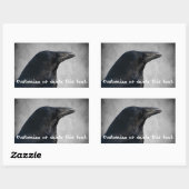 Sticker Rectangulaire Verre à levain ; personnalisable (Feuille)