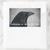 Sticker Rectangulaire Verre à levain ; personnalisable (Sac)