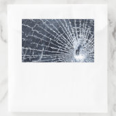 Sticker Rectangulaire Verre cassé (Sac)