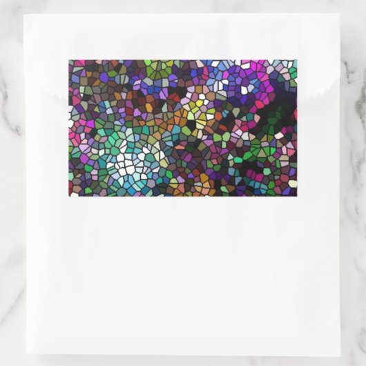 Sticker Rectangulaire Verre cassé (Sac)