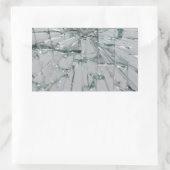 Sticker Rectangulaire Verre cassé (Sac)