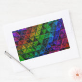 Sticker Rectangulaire Verre de fierté (Enveloppe)
