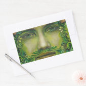Sticker Rectangulaire vert (Enveloppe)