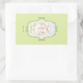 Sticker Rectangulaire Vert doux (Sac)