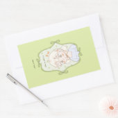 Sticker Rectangulaire Vert doux (Enveloppe)