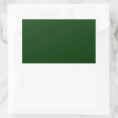 Sticker Rectangulaire Vert foncé (Sac)