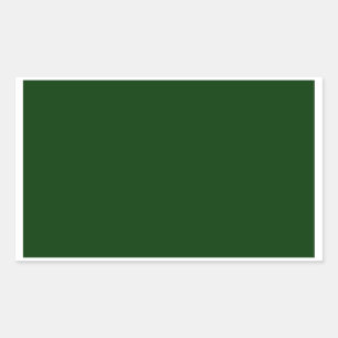 Sticker Rectangulaire Vert foncé