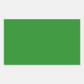 Sticker Rectangulaire Vert forestier (Devant)