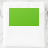 Sticker Rectangulaire Vert Pomme Clair (Sac)