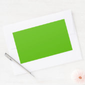 Sticker Rectangulaire Vert Pomme Clair (Enveloppe)