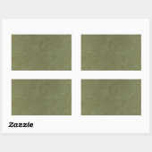 Sticker Rectangulaire Vert Uni (Feuille)