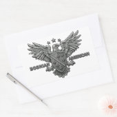 Sticker Rectangulaire Vêtement à thème américain bosniaque (Enveloppe)