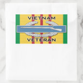 Sticker Rectangulaire Vétérinaire de la CIB Vietnam (Sac)