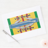 Sticker Rectangulaire Vétérinaire de la CIB Vietnam (Enveloppe)