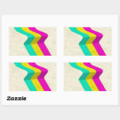 STICKER RECTANGULAIRE VHS (Feuille)