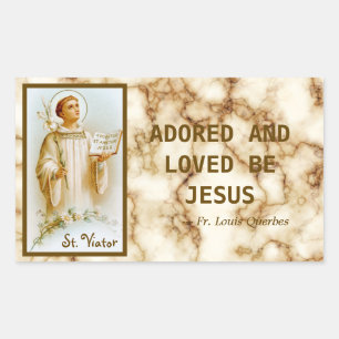 Sticker Rectangulaire Viateur de Lyon le Catéchiste (BF 02)
