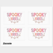 Sticker Rectangulaire Vibes éffrayantes (Feuille)