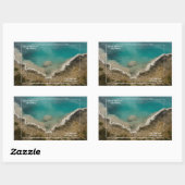 Sticker Rectangulaire Vibrant Grand Prismatic Yellowstone (Feuille)