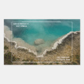 Sticker Rectangulaire Vibrant Grand Prismatic Yellowstone (Devant)