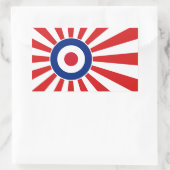 Sticker Rectangulaire Vibrant Roundel Mods (Sac)