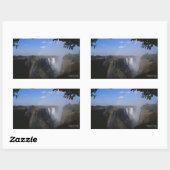 Sticker Rectangulaire Victoria Falls 2 (Feuille)