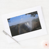 Sticker Rectangulaire Victoria Falls 2 (Enveloppe)