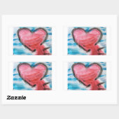 Sticker Rectangulaire Vie (Feuille)