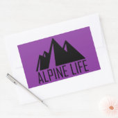 Sticker Rectangulaire Vie alpine (Enveloppe)