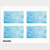 Sticker Rectangulaire Vie d'ananas III (Feuille)