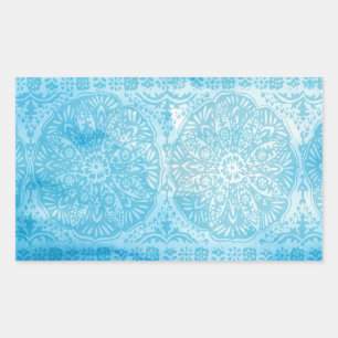 Sticker Rectangulaire Vie d'ananas III