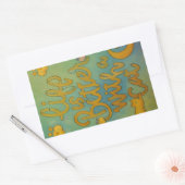 Sticker Rectangulaire Vie de chat (Enveloppe)