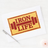 Sticker Rectangulaire Vie de fer (Enveloppe)