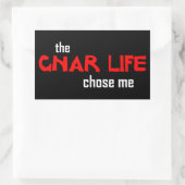 Sticker Rectangulaire Vie Gnar (Sac)