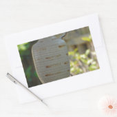 Sticker Rectangulaire Vie morte (Enveloppe)