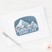 Sticker Rectangulaire Vie Skimo (Enveloppe)