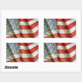 Sticker Rectangulaire Vieille gloire (Feuille)