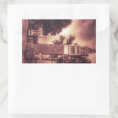 STICKER RECTANGULAIRE VIEILLE TOUR MODE (Sac)