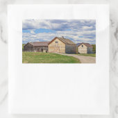 Sticker Rectangulaire Vieilles Barnes (Sac)