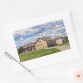 Sticker Rectangulaire Vieilles Barnes (Enveloppe)