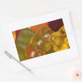 Sticker Rectangulaire Viele bunte Gummibärchen (Enveloppe)