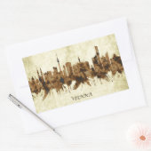 Sticker Rectangulaire Vienne Autriche (Enveloppe)