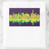 Sticker Rectangulaire Vienne Autriche Skyline (Sac)