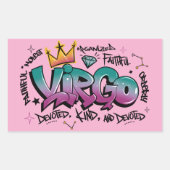 Sticker Rectangulaire Vierge (Devant)