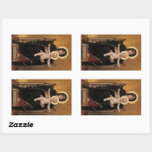 Sticker Rectangulaire Vierge à l'Enfant (Feuille)