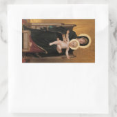 Sticker Rectangulaire Vierge et enfant (Sac)