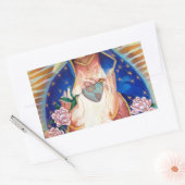 Sticker Rectangulaire Vierge Marie - Notre-Dame De Guadalupe (Enveloppe)