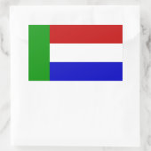 Sticker Rectangulaire Vierkleur (Sac)