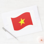 Sticker Rectangulaire Viêt Nam (Enveloppe)