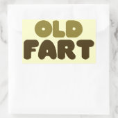 Sticker Rectangulaire Vieux art (Sac)