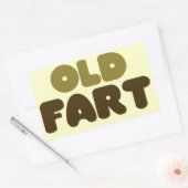 Sticker Rectangulaire Vieux art (Enveloppe)